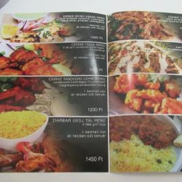 Darbar Friends Pakisztáni & Indiai Étterem Budapest - Étlap/itallap