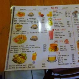 Darjeeling Indiai Teaház & Kávézó Budapest - Étlap/itallap