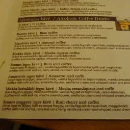 Darjeeling Indiai Teaház & Kávézó Budapest - Étlap/itallap