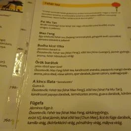 Darjeeling Indiai Teaház & Kávézó Budapest - Étel/ital