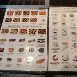 Daubner Cukrászda Budapest - Étlap/itallap