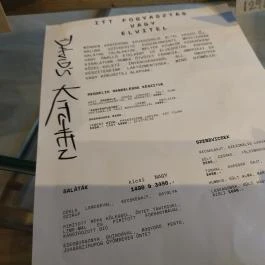 David's Kitchen Budapest - Étlap/itallap