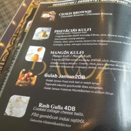 Dawat Indiai Étterem , Vác - Étlap/itallap