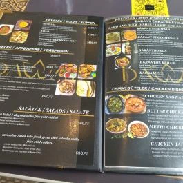 Dawat Indiai Étterem , Vác - Étlap/itallap