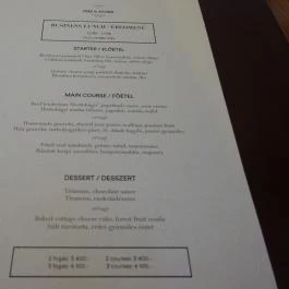 Deák St. Kitchen, Budapest - Étlap/itallap