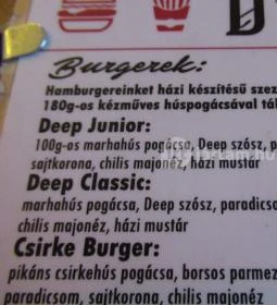 Deep Burger - Dob utca