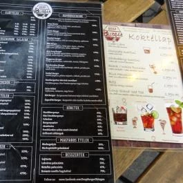 Deep Burger - Oktogon Budapest - Étlap/itallap