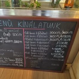 Botané Mentes Vegán Étterem Budapest - Étlap/itallap