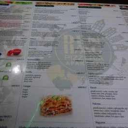 Den Haag Pizzéria, Budapest - Étlap/itallap