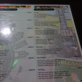 Den Haag Pizzéria, Budapest - Étlap/itallap