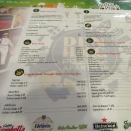 Den Haag Pizzéria, Budapest - Étlap/itallap