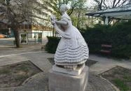 Déryné Széppataki Róza szobor Budapest