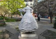 Déryné Széppataki Róza szobor Budapest