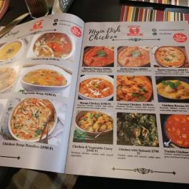 Deshi Dine Taste of Home Budapest - Étlap/itallap