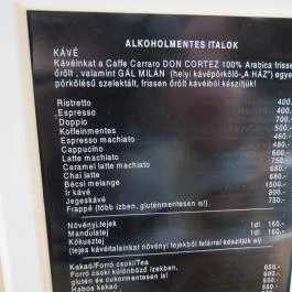 Desszertem Miskolc - Étlap/itallap