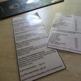 Diamante Fagyizó Budapest - Étlap/itallap