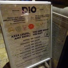 DIÓ delicate:cantine Budapest - Étlap/itallap