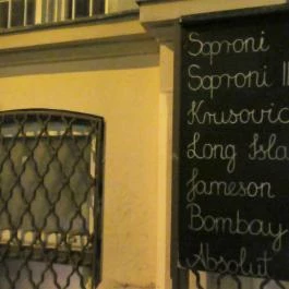 Diófa Pinyó Bar Budapest - Étlap/itallap