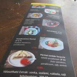Domino Cafe, Budapest - Étlap/itallap