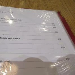 Don Roberto Pizzéria Budapest - Étlap/itallap