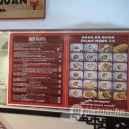 Dong Do Quan - Asian Street Food Budapest - Étlap/itallap