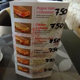 Dori's Lunchroom Budapest - Étlap/itallap