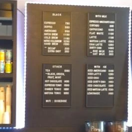 Dose Espresso Budapest - Étlap/itallap