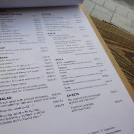 Double Shot - Veres Pálné utca Budapest - Étlap/itallap