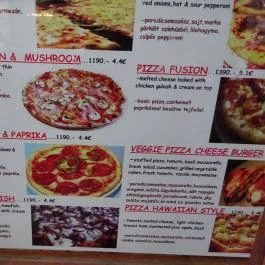 Drum Cafe Langosh & Gulash Bar Budapest - Étlap/itallap