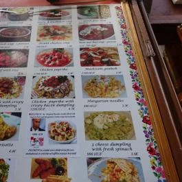 Drum Cafe Langosh & Gulash Bar Budapest - Étlap/itallap