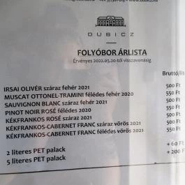 Dubicz Borászat Gyöngyös - Egyéb
