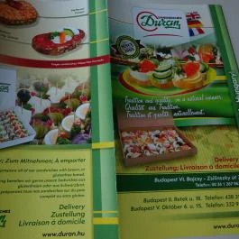 Duran Szendvicsház Budapest - Étlap/itallap