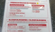 EAT Burger Budapest - Étlap/itallap