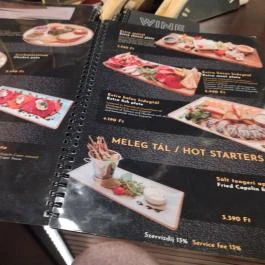 Eat'n'Sip Étterem, Budapest - Étlap/itallap