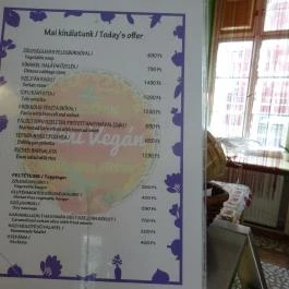 Édeni Vegán – Kézműves Vegetáriánus Étterem, Budapest - Étlap/itallap