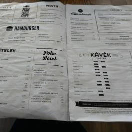 El Gusto, Sopron - Étlap/itallap