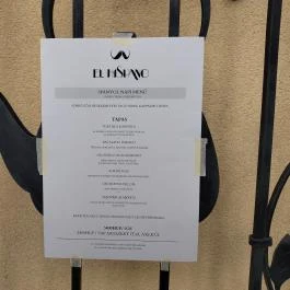 El Hispano Budapest - Étlap/itallap