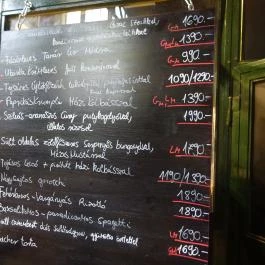 Eldorádó - Rákóczi téri Vásárcsarnok Budapest - Étlap/itallap