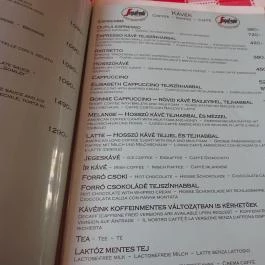 Elisabeth Étterem Szentendre - Étlap/itallap