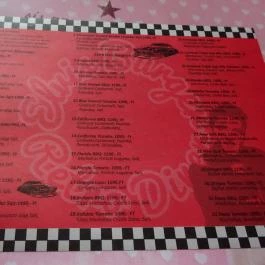 Elvis Burger Retro Diner Budapest - Étlap/itallap