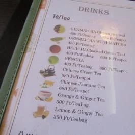 Ennmann Japán Étterem Budapest - Étlap/itallap