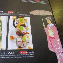 Ennmann Japán Étterem Budapest - Étlap/itallap