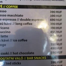 Epic Burger & Bar - Dohány utca Budapest - Étlap/itallap