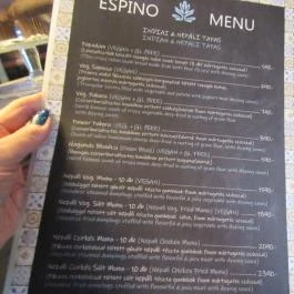 Espino Cafe & Bistro Budapest - Étlap/itallap