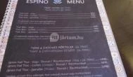 Espino Cafe & Bistro Budapest - Étlap/itallap