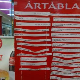 Eurogrill Pizzéria - World Mall Budapest - Étlap/itallap