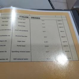 Everest Indiai Étterem Budapest - Étlap/itallap