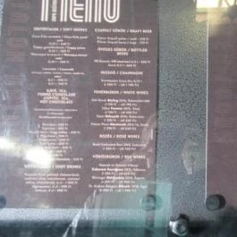 Expo Vendéglő Budapest - Étlap/itallap