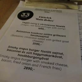 Ez is Budai, Budapest - Étlap/itallap