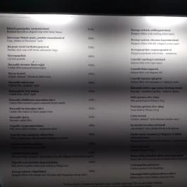 Ezüstponty Vendéglő Budapest - Étlap/itallap